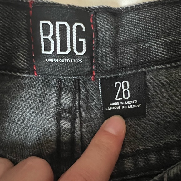 Urban Outfitters wide leg high rise black jeans - Picture 3 of 4